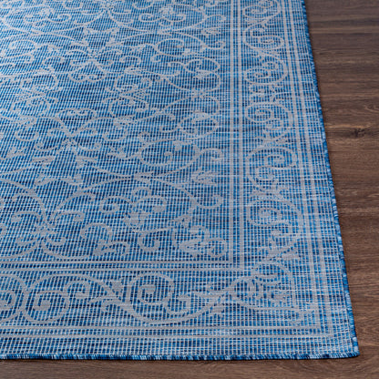 Pasadena PSA-2358 7ft Runner Machine Woven Indoor/Outdoor Runner Rug