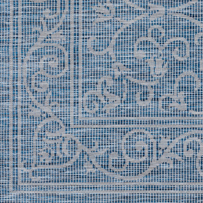 Pasadena PSA-2358 7ft Runner Machine Woven Indoor/Outdoor Runner Rug
