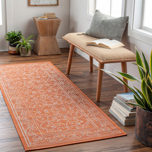 Pasadena PSA-2360 7ft Runner Machine Woven Indoor/Outdoor Runner Rug