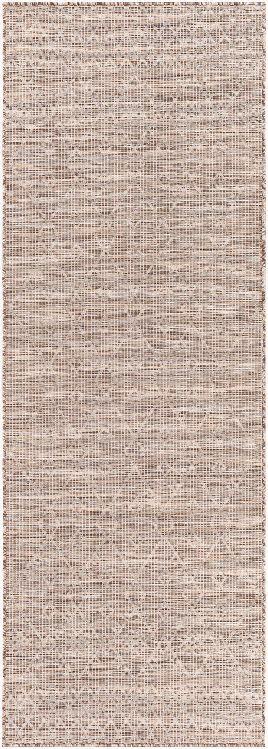 Pasadena PSA-2361 7ft Runner Machine Woven Indoor/Outdoor Runner Rug