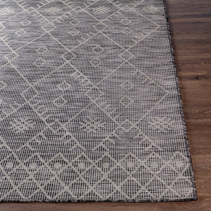 Alfombra decorativa para interior y exterior Pasadena PSA-2362 de 2' x 4', tejida a máquina