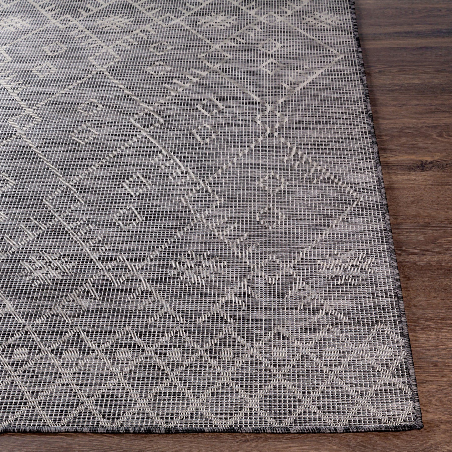 Pasadena PSA-2362 7ft Runner Machine Woven Indoor/Outdoor Runner Rug