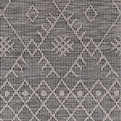 Alfombra decorativa para interior y exterior Pasadena PSA-2362 de 2' x 4', tejida a máquina