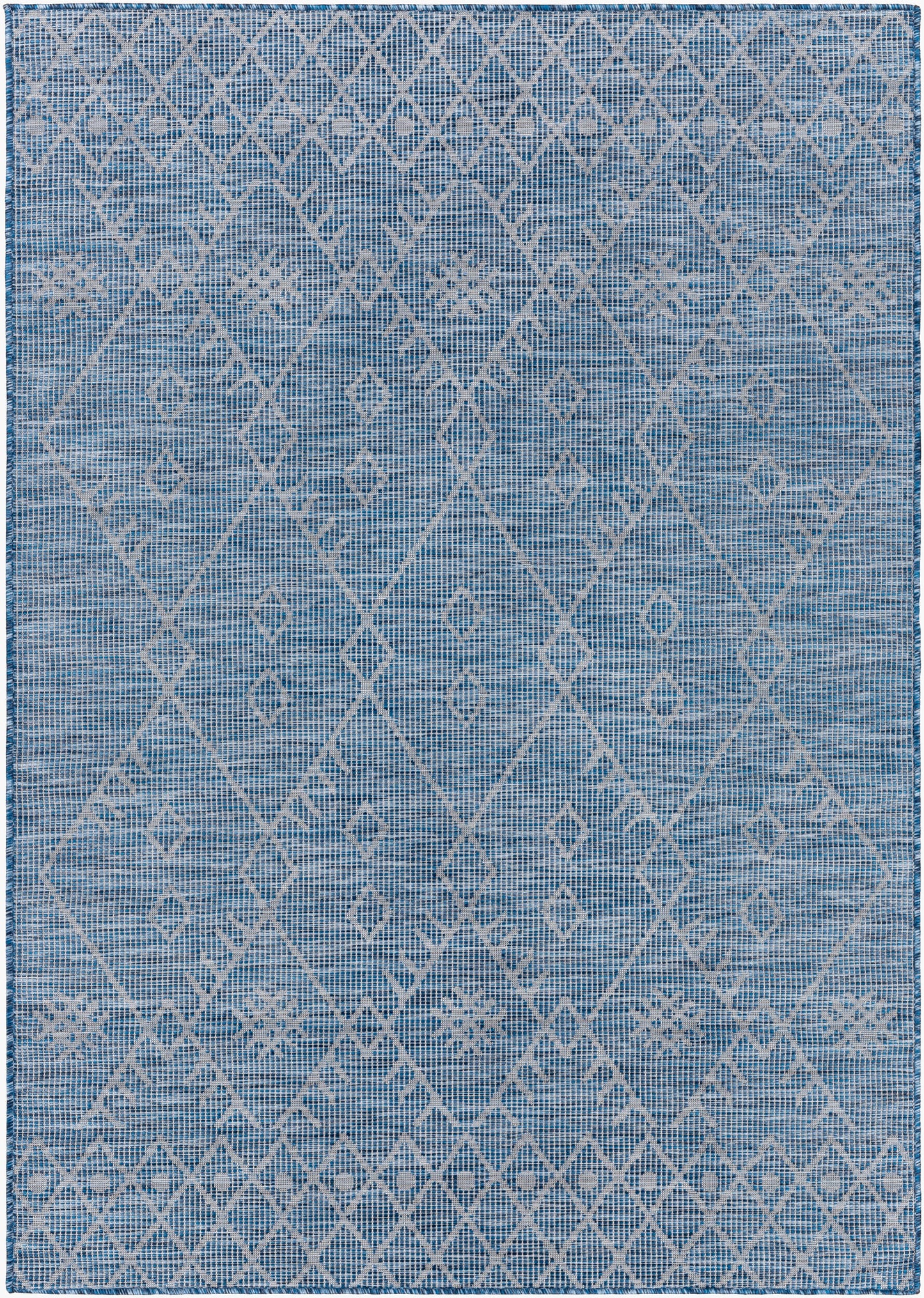 Alfombra Pasadena PSA-2363 de 1,52 m x 2,13 m, tejida a máquina, para interior y exterior