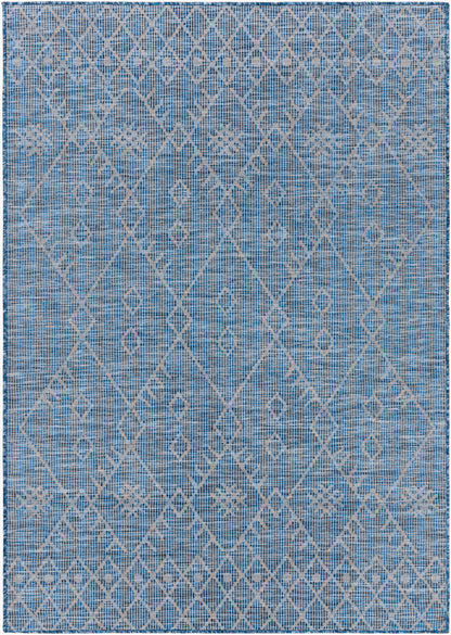 Alfombra Pasadena PSA-2363 de 1,52 m x 2,13 m, tejida a máquina, para interior y exterior
