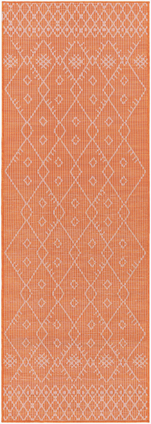 Pasadena PSA-2365 7ft Runner Machine Woven Indoor/Outdoor Runner Rug