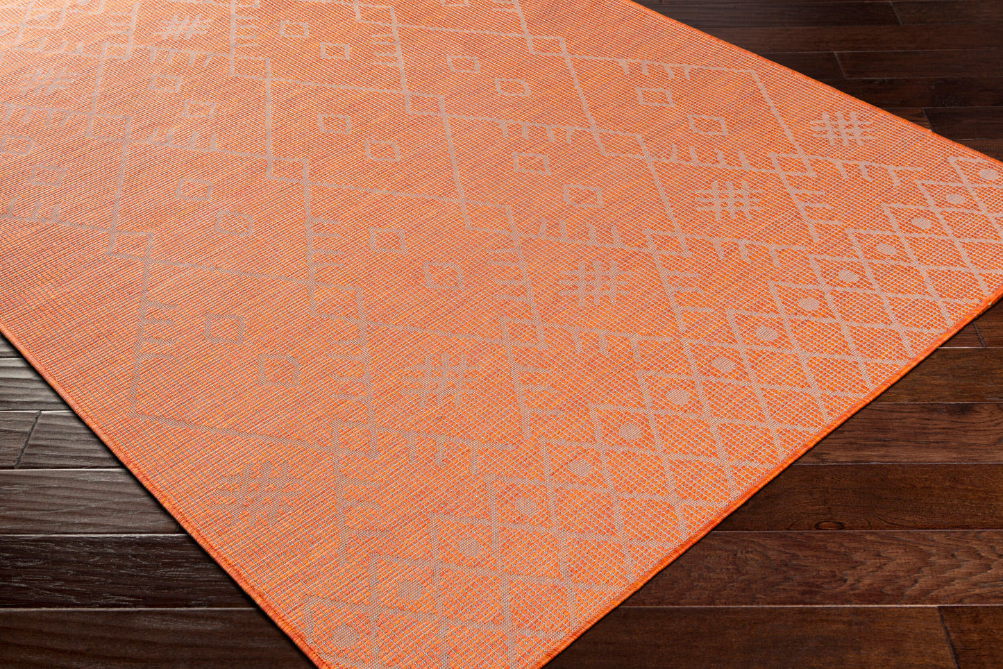 Pasadena PSA-2365 7ft Runner Machine Woven Indoor/Outdoor Runner Rug