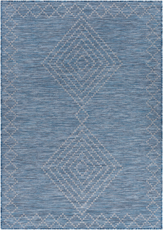 Alfombra Pasadena PSA-2369 de 1,52 m x 2,13 m, tejida a máquina, para interior y exterior