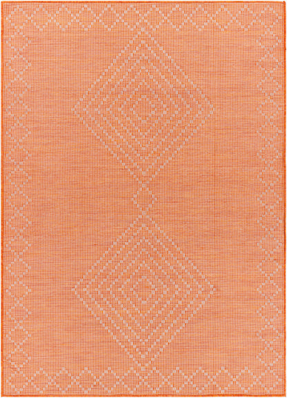 Alfombra decorativa para interior y exterior Pasadena PSA-2371 de 2' x 4', tejida a máquina