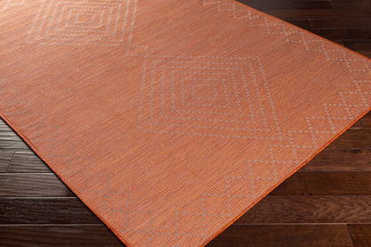 Alfombra decorativa para interior y exterior Pasadena PSA-2371 de 2' x 4', tejida a máquina