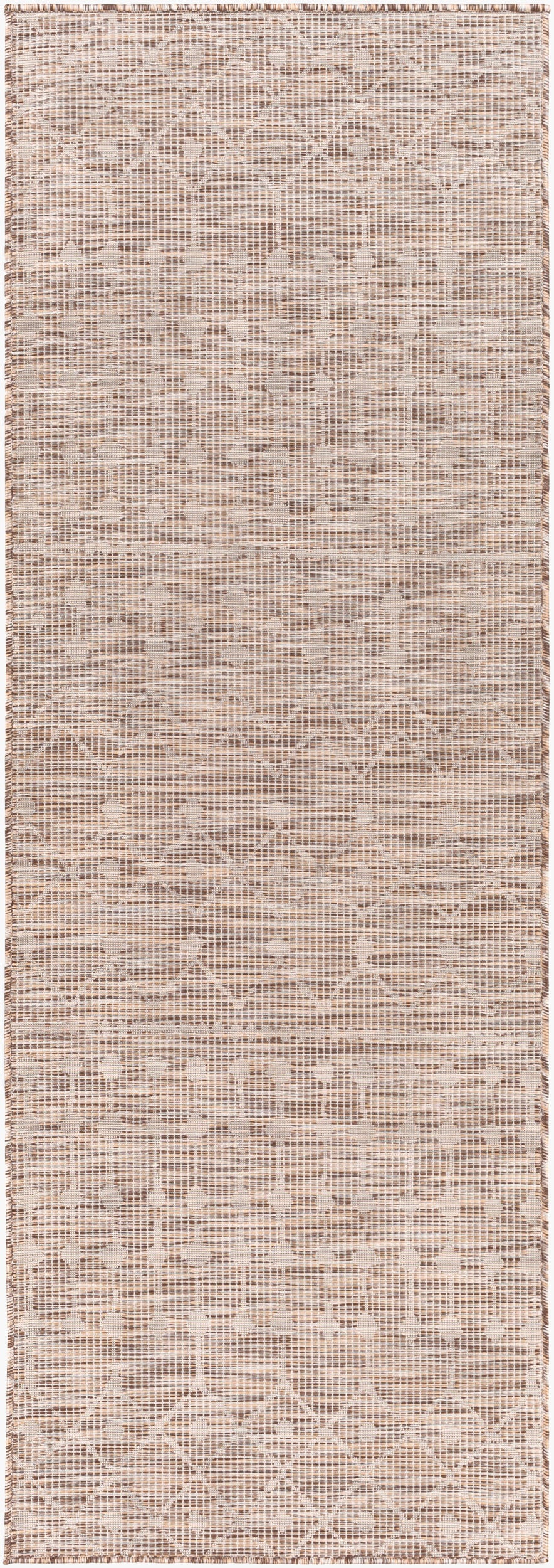 Pasadena PSA-2373 7ft Runner Machine Woven Indoor/Outdoor Runner Rug