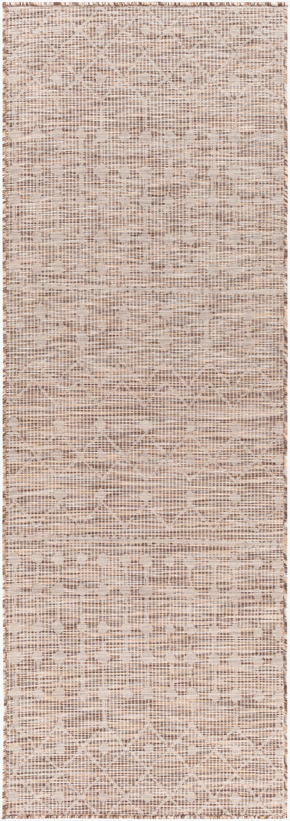 Pasadena PSA-2373 7ft Runner Machine Woven Indoor/Outdoor Runner Rug
