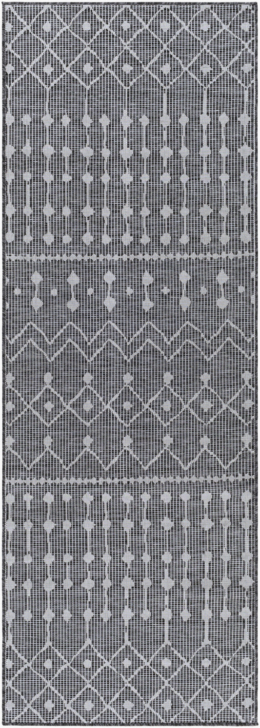 Pasadena PSA-2374 7ft Runner Machine Woven Indoor/Outdoor Runner Rug