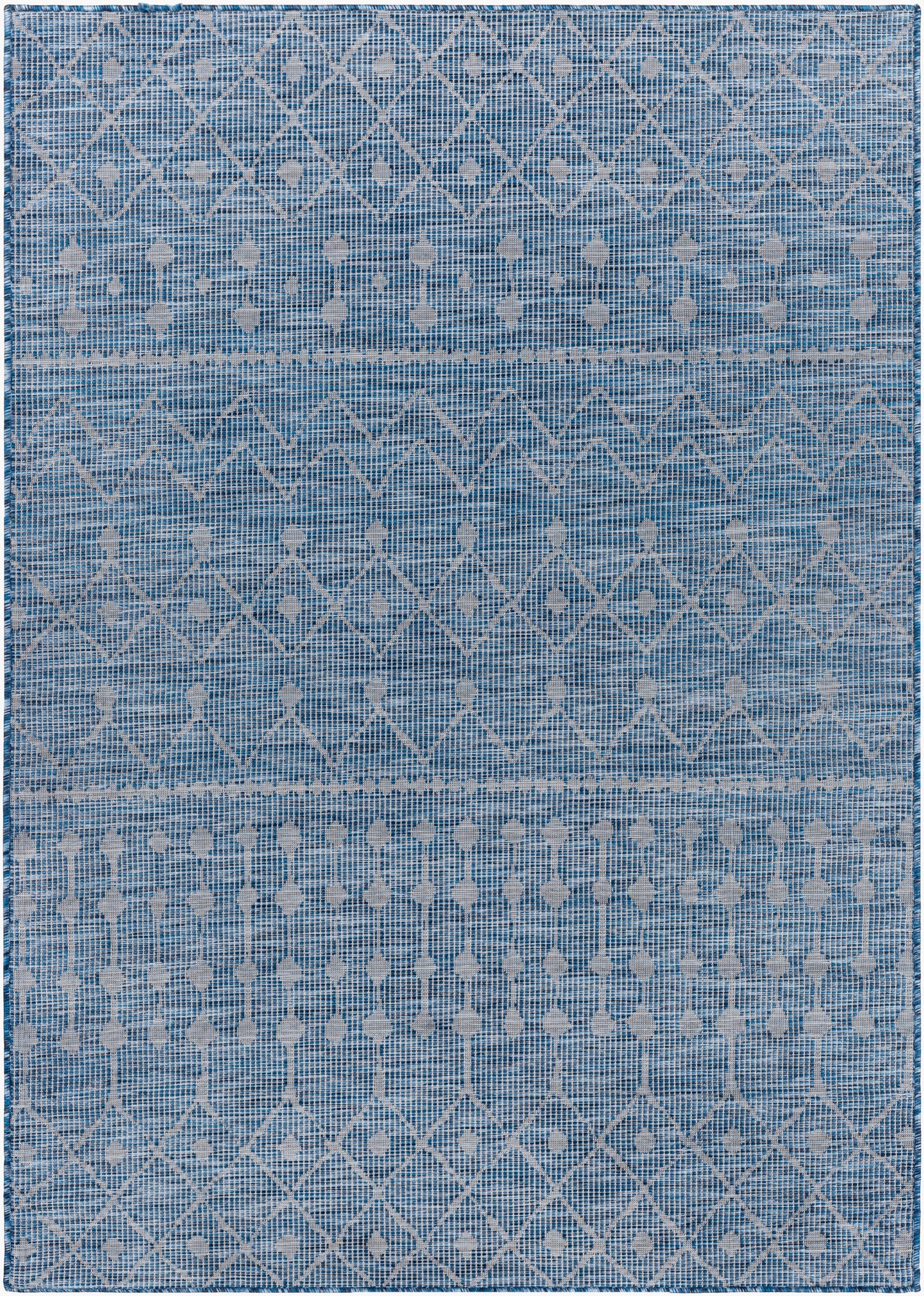 Alfombra Pasadena PSA-2375 de 1,52 m x 2,13 m, tejida a máquina, para interior y exterior