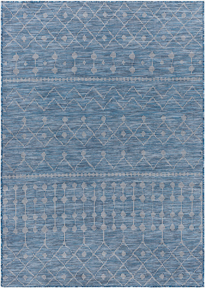 Alfombra Pasadena PSA-2375 de 1,52 m x 2,13 m, tejida a máquina, para interior y exterior