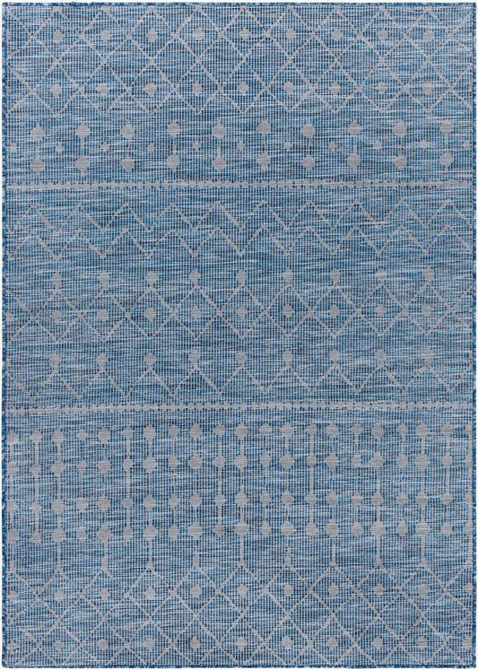 Alfombra Pasadena PSA-2375 de 1,52 m x 2,13 m, tejida a máquina, para interior y exterior