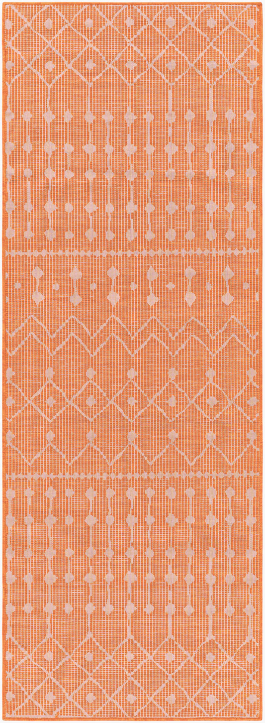 Pasadena PSA-2377 7ft Runner Machine Woven Indoor/Outdoor Runner Rug