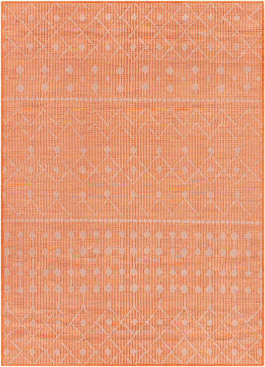 Alfombra decorativa para interior y exterior Pasadena PSA-2377 de 2' x 4', tejida a máquina