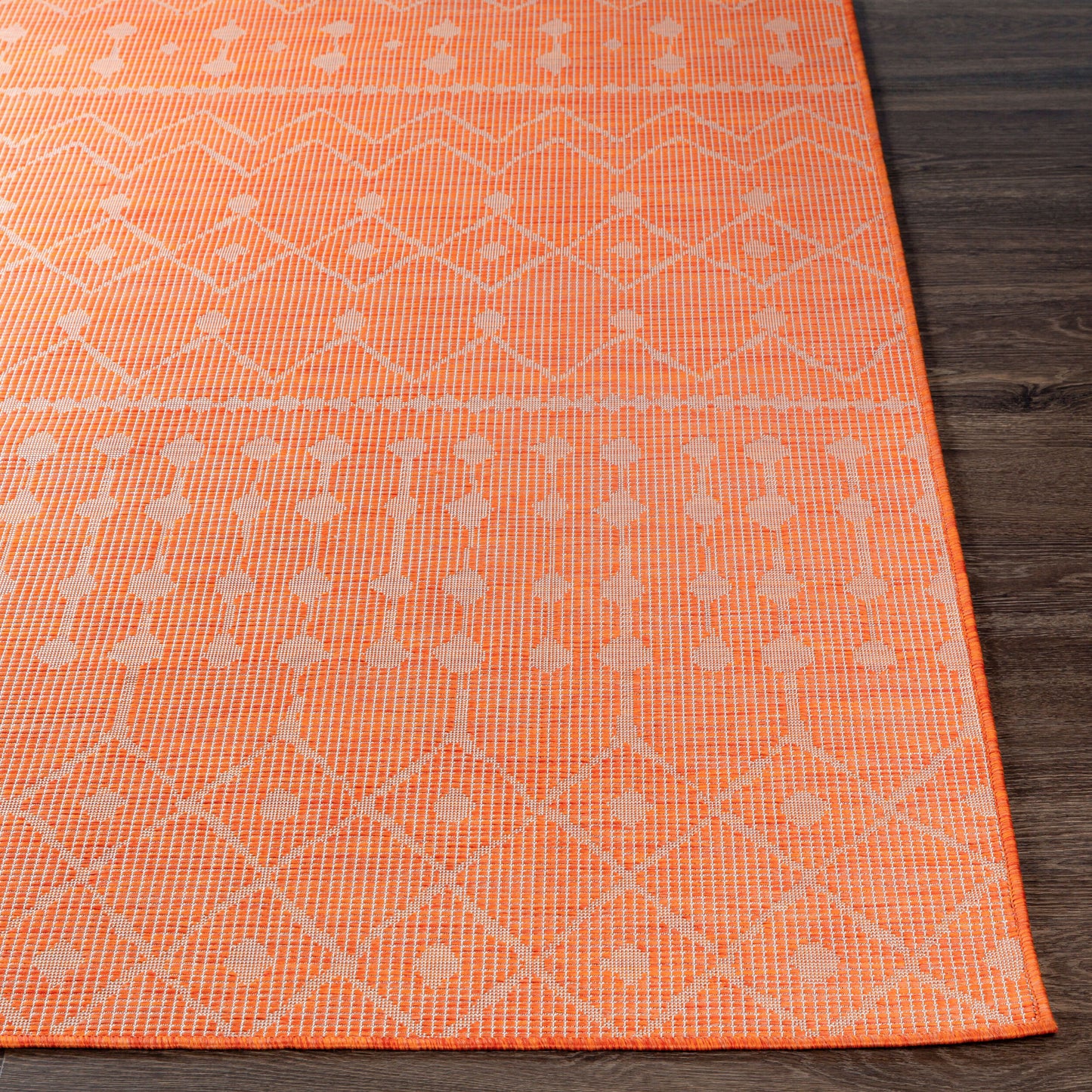 Pasadena PSA-2377 7ft Runner Machine Woven Indoor/Outdoor Runner Rug