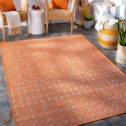 Pasadena PSA-2377 5' x 7' Machine Woven Indoor/Outdoor Area Rug