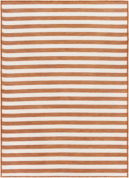 Alfombra decorativa para interior y exterior Pasadena PSA-2380 de 2' x 5', tejida a máquina