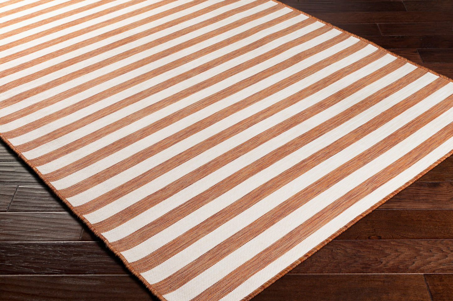 Alfombra decorativa para interior y exterior Pasadena PSA-2380 de 2' x 5', tejida a máquina