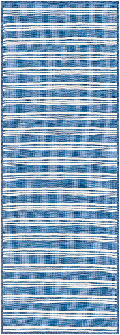 Pasadena PSA-2383 7ft Runner Machine Woven Indoor/Outdoor Runner Rug