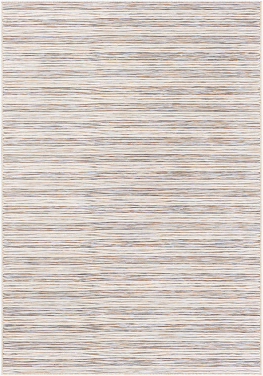 Alfombra Pasadena PSA-2387 de 1,52 m x 2,13 m, tejida a máquina, para interior y exterior
