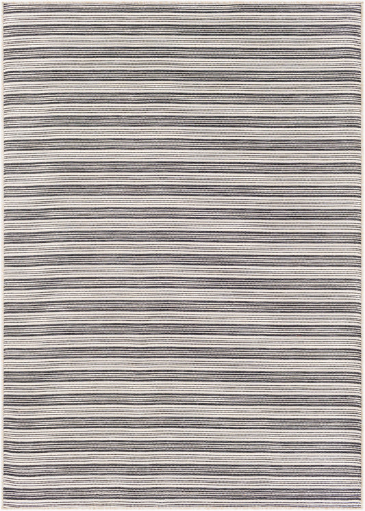 Alfombra decorativa para interior y exterior Pasadena PSA-2388 de 2' x 5', tejida a máquina
