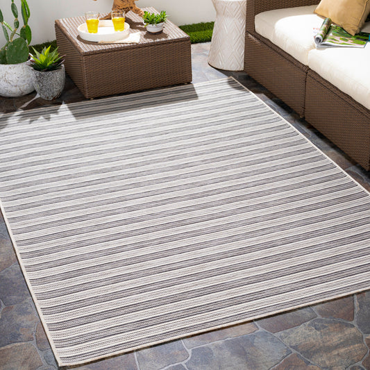 Pasadena PSA-2388 7ft Runner Machine Woven Indoor/Outdoor Runner Rug