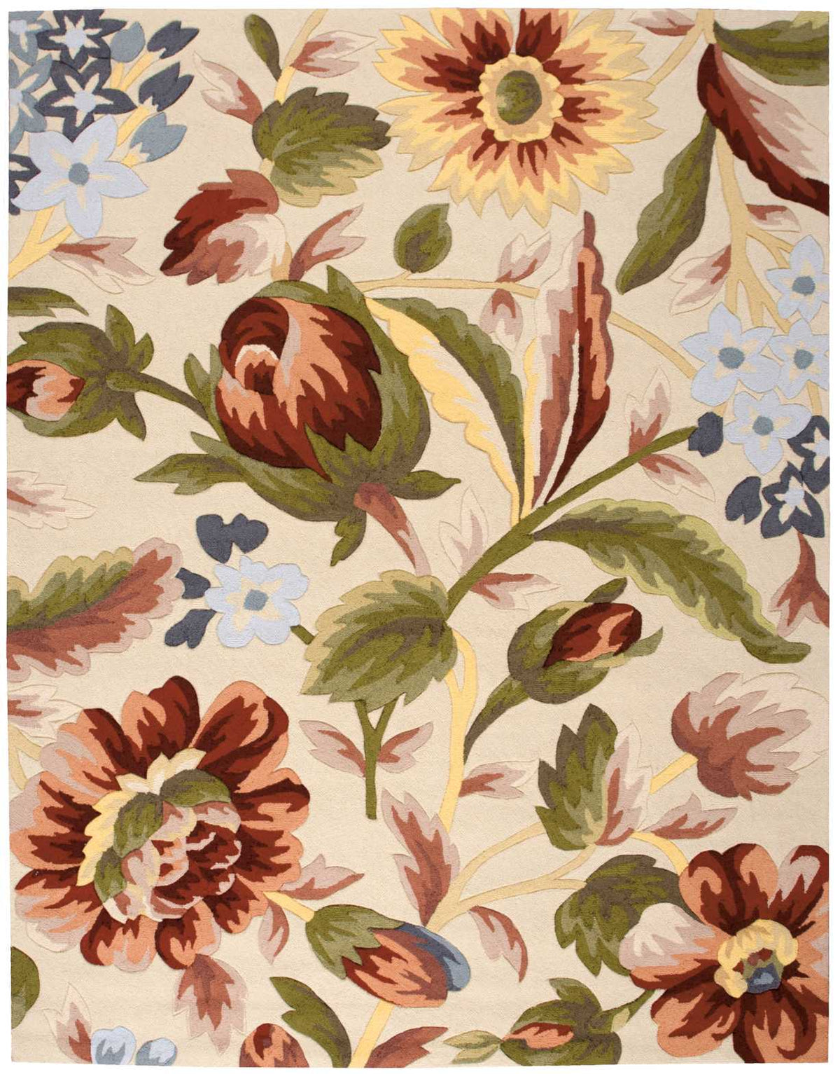 Fantasy FA23 Ivory Hooked Rug