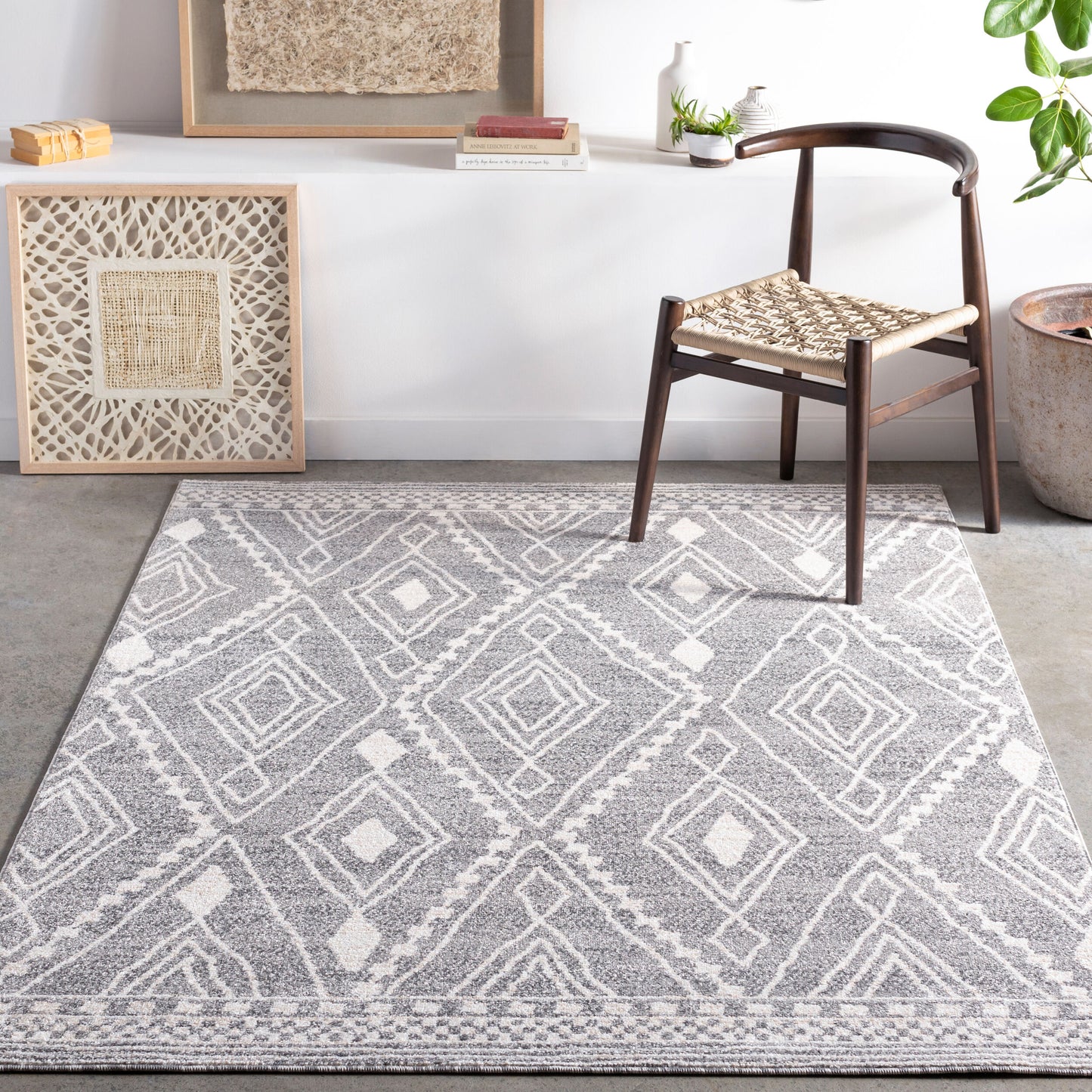 Alfombra tejida a máquina Positano PSN-2304 de 1,52 m x 2,13 m
