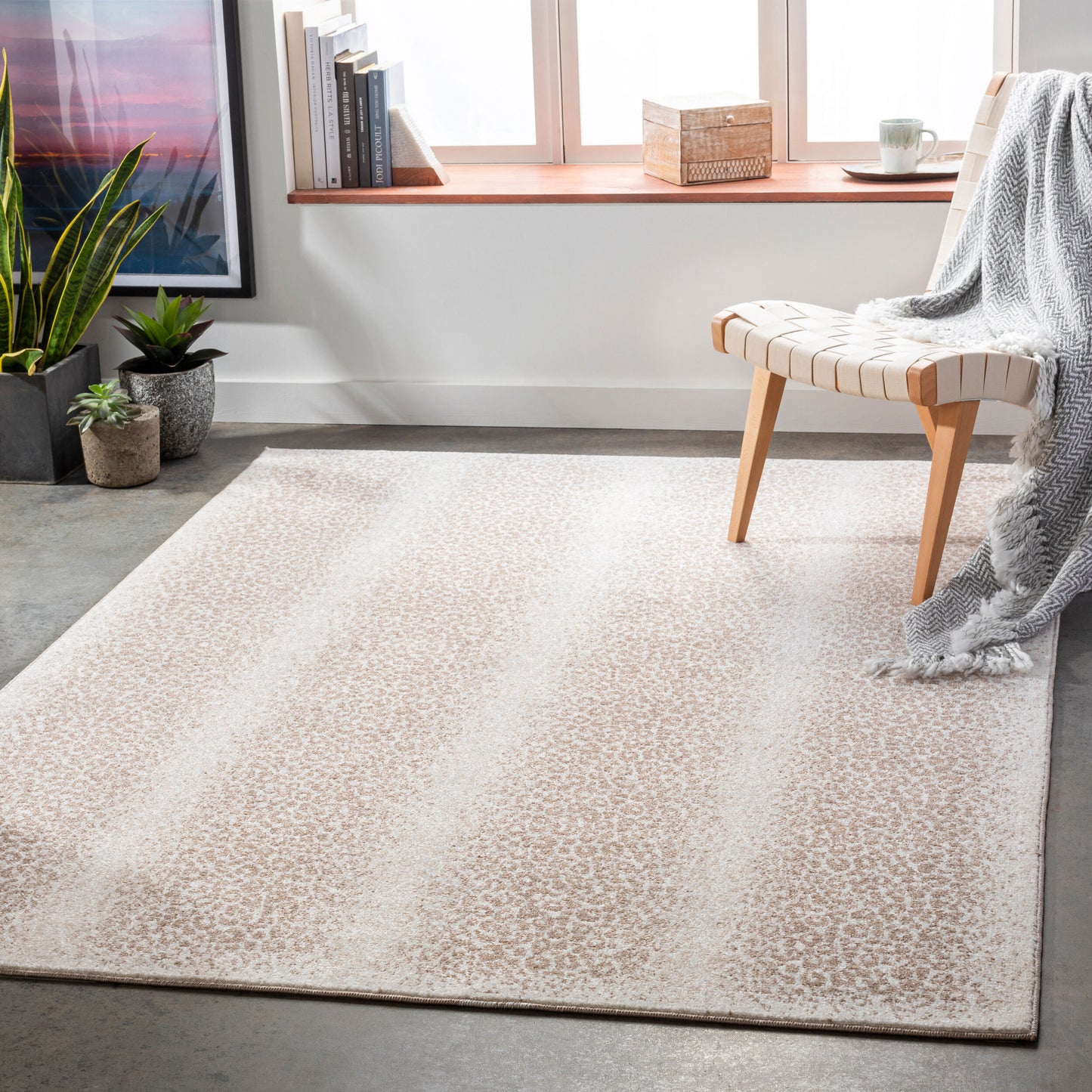 Alfombra tejida a máquina Positano PSN-2312 de 1,52 m x 2,13 m