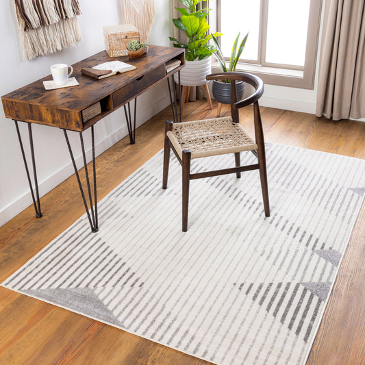 Pisa PSS-2318 5' x 7' Machine Woven Area Rug