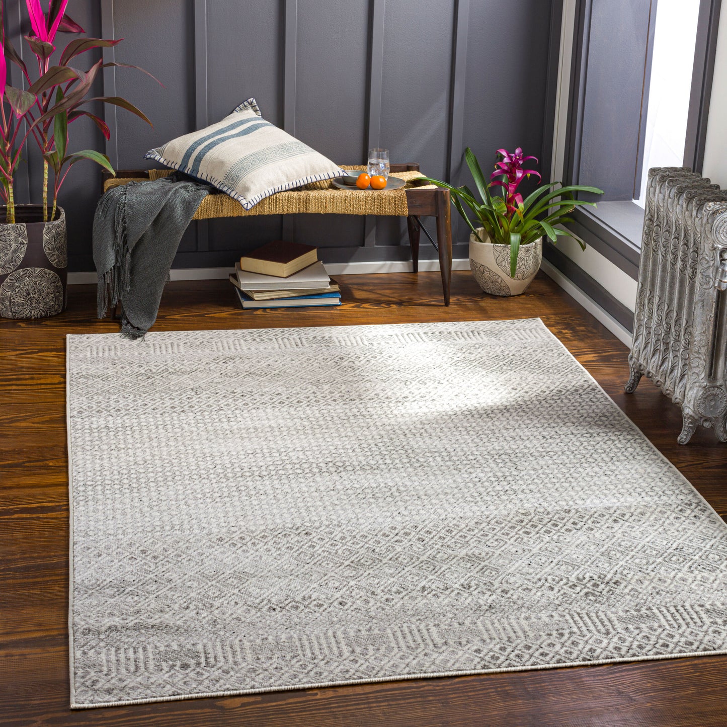 Alfombra tejida a máquina Pisa PSS-2322 de 1,52 m x 2,13 m
