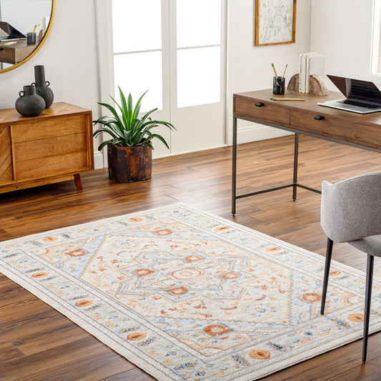 Pisa PSS-2331 5' x 7' Machine Woven Area Rug