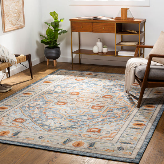 Pisa PSS-2332 5' x 7' Machine Woven Area Rug