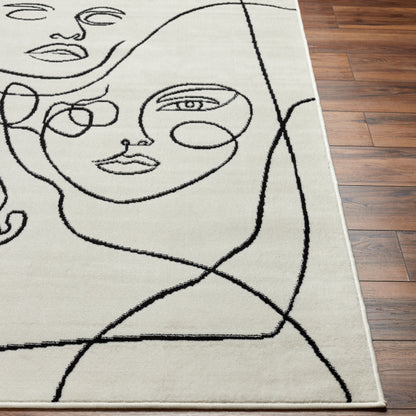 Alfombra tejida a máquina Pisa PSS-2358 de 1,52 m x 2,13 m