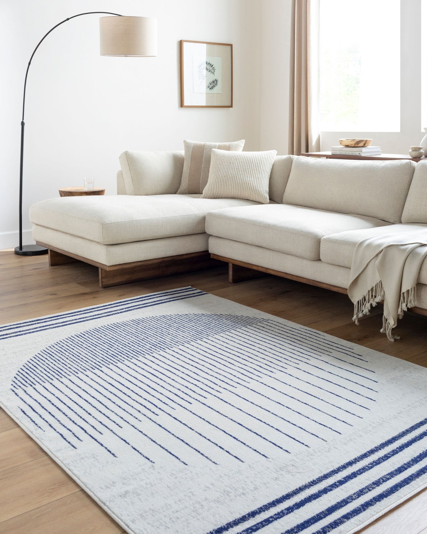 Pisa PSS-2374 6' x 9' Machine Woven Area Rug