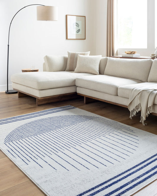 Pisa PSS-2374 6' x 9' Machine Woven Area Rug
