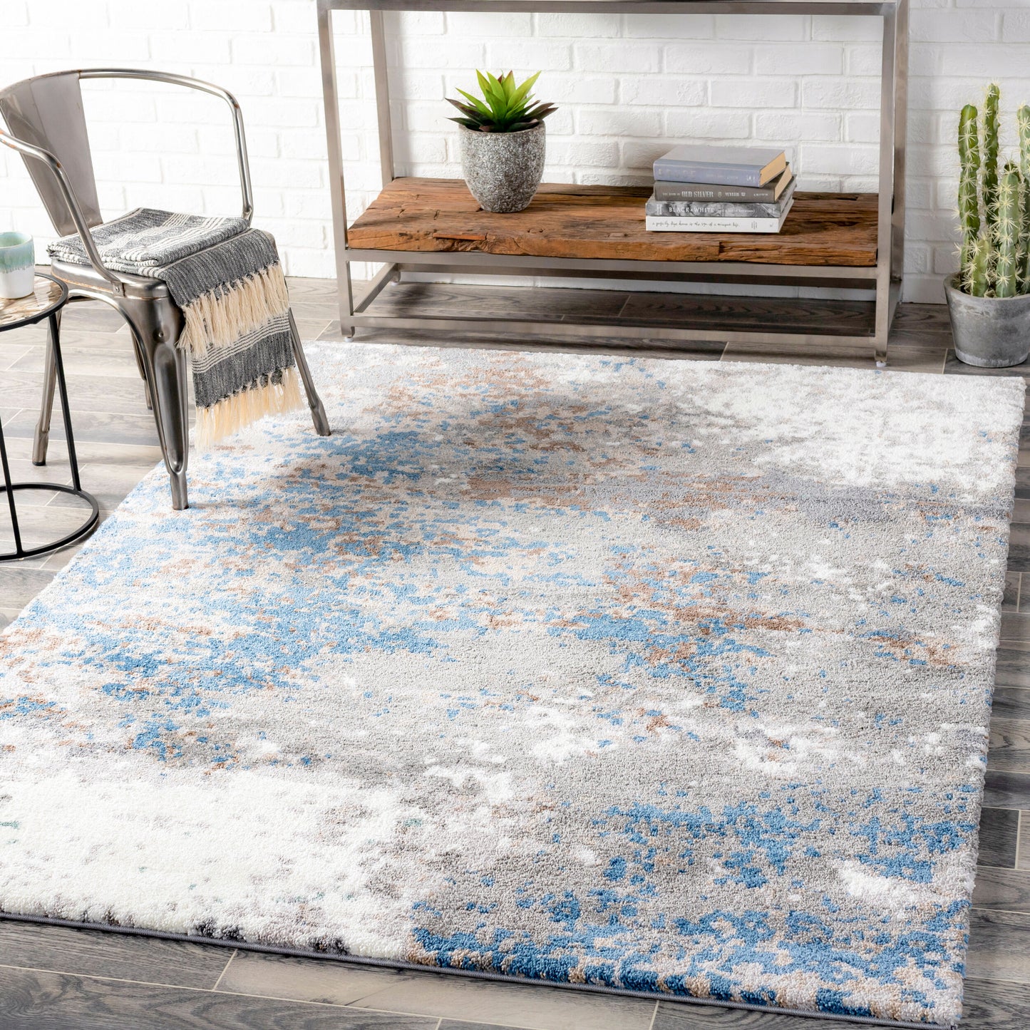 Alfombra tejida a máquina Portofino PTF-2301 de 2,7 x 3,6 m
