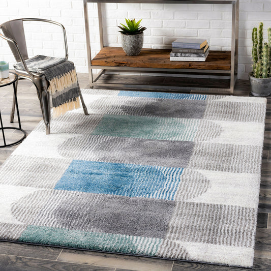 Alfombra tejida a máquina Portofino PTF-2312 de 2,7 x 3,6 m