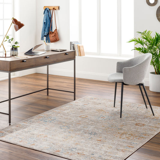 Pertek PTK-2304 5' x 7' Machine Woven Area Rug