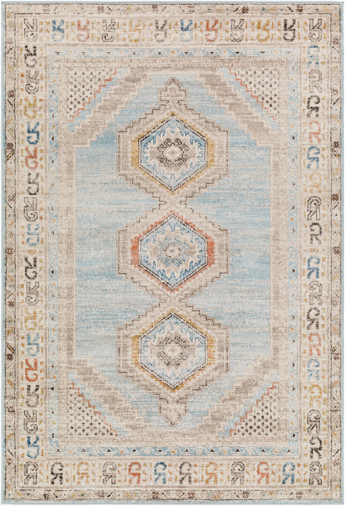 Pertek PTK-2310 9' x 12' Machine Woven Area Rug