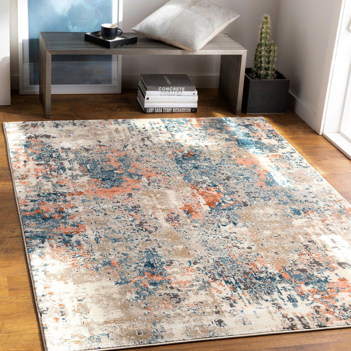Pune PUN-2302 2' x 3' Machine Woven Accent Rug