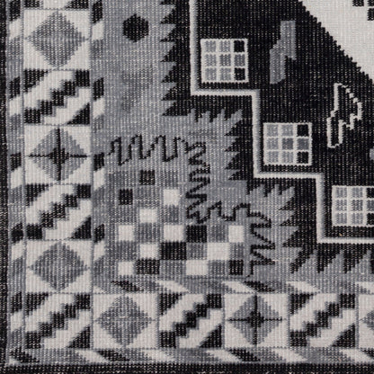 Pazar PZR-6004 2' x 3' Handmade Wool Accent Rug