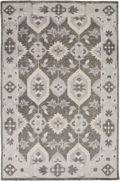 Pazar PZR-6006 2' x 3' Handmade Wool Accent Rug