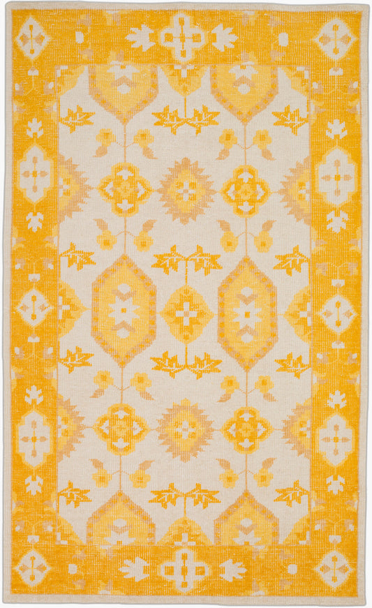 Alfombra de lana hecha a mano Pazar PZR-6007 de 1,52 m x 2,74 m