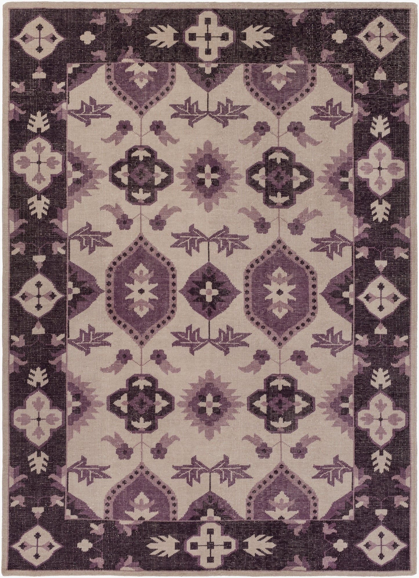 Alfombra de lana hecha a mano Pazar PZR-6009 de 8' x 11'