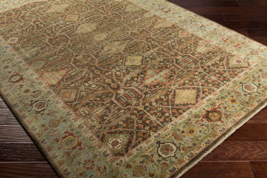Pazyryk PZY-1000 2' x 3' Handmade Wool Accent Rug